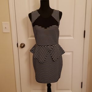 Black and white dress